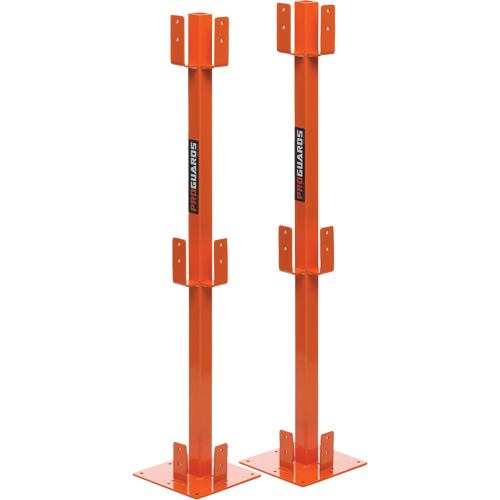 ProGuards Temporary Guard Rail Posts, 8" W x 39" H, Orange Pronet Distribution