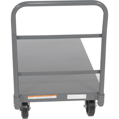 Chariot &agrave; plateforme, 48" lo x 24" la x Capacit&eacute; 2000 lb, Roues en Caoutchouc Pronet Distribution