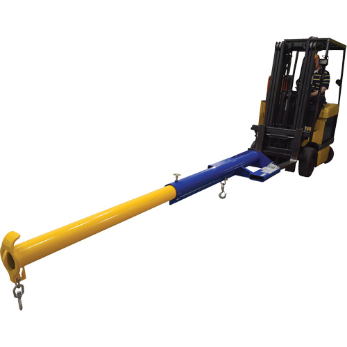 Grue t&eacute;lescopique pour chariot &eacute;l&eacute;vateur &agrave; fourche Economy Boom Pronet Distribution