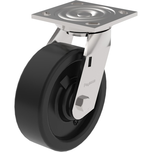 21 Series Medium-Duty Caster, Rigid, 6" (152.4 mm), Phenolic, 1200 lbs. (544.3 kg.) Pronet Distribution