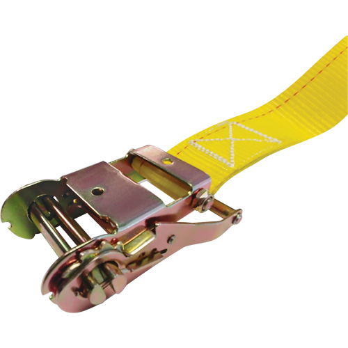 Tendeur d'arrimage &agrave; cliquet, Syst&egrave;me E-Track, 2" , 12' , Charge d'utilisation max. 1333 lb (605 kg) Pronet Distribution