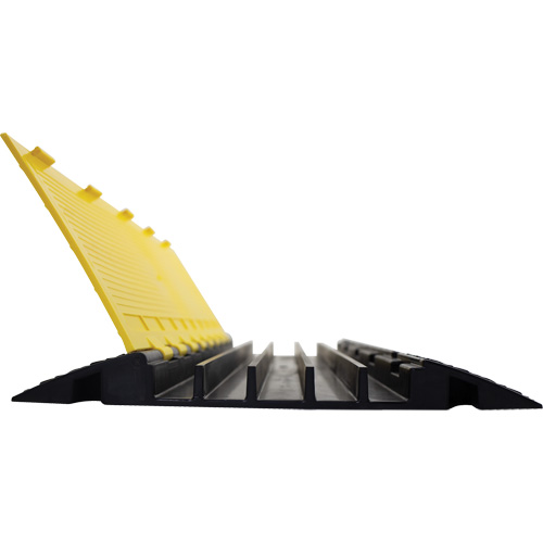 Powerhouse Medium-Duty Straight Cable Protector, 5 Channels, 36" L x 19.63" W x 2.25" H Pronet Distribution