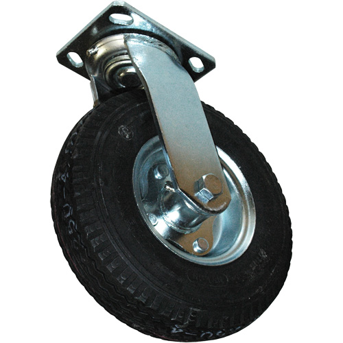 Roulette pneumatique pivotante pour chariot &agrave; plateforme Pronet Distribution