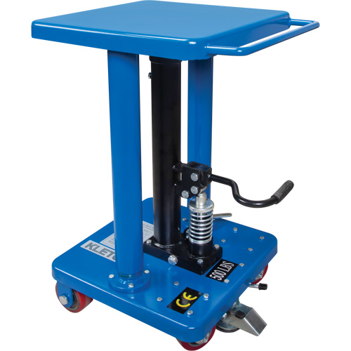 Hydraulic Work Table, 18" L x 18" W, Steel, 500 lbs. Capacity Pronet Distribution