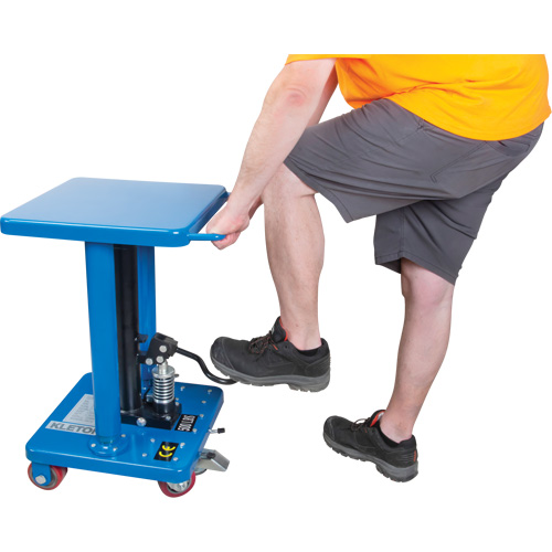 Hydraulic Work Table, 18" L x 18" W, Steel, 500 lbs. Capacity Pronet Distribution