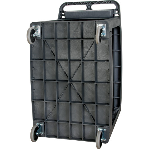 Flat-Shelf Utility Service Cart, 2 Tiers, 25-1/4" x 32-1/4" x 44", 550 lbs. Capacity Pronet Distribution