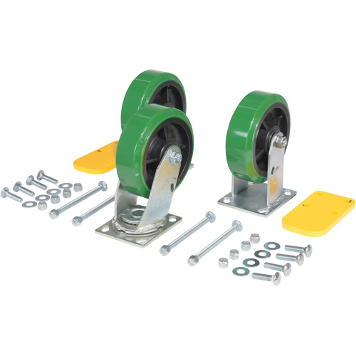 H Series Self-Dumping Hopper Caster Kit Pronet Distribution