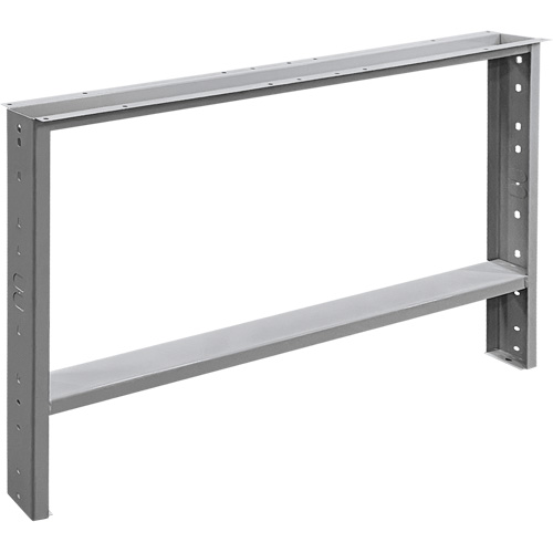 Workbench Leg, Steel, 48" D x 32" H, Single Pronet Distribution