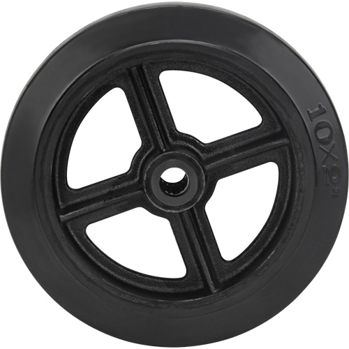 Roue en caoutchouc moul&eacute;, 10" (254 mm) dia. x 2" (50,8 mm) la, Capacit&eacute; de 948 lb (430 kg) Pronet Distribution