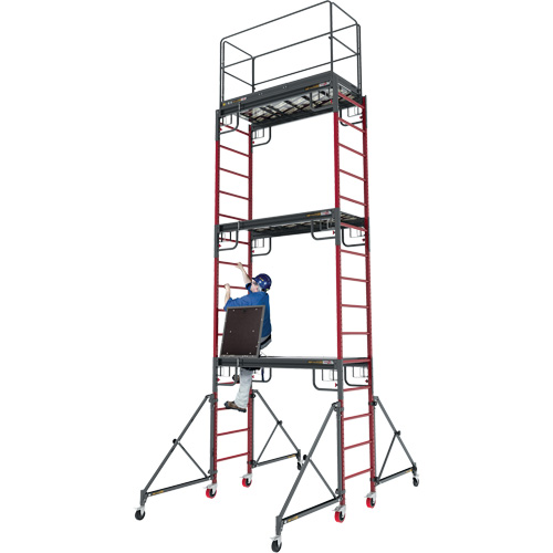 Buildman Baker Drywall Scaffold, 31" D x 6' H Pronet Distribution