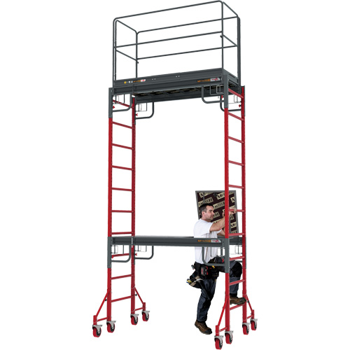 Buildman Baker Drywall Scaffold, 31" D x 6' H Pronet Distribution