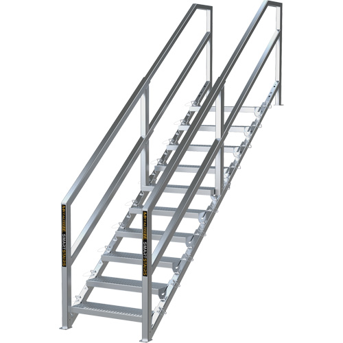 Syst&egrave;me d'escalier modulaire pour la construction de 6-10 marches SmartStairs, 75" ha Pronet Distribution
