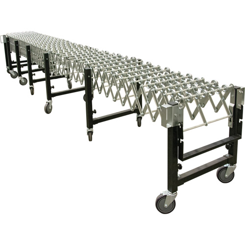 Expandable Conveyor, 23" W x 24' L, 200 lbs. per lin. ft. Capacity Pronet Distribution