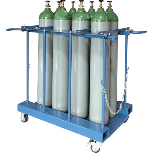 Support de rangement pour 8 cylindres pour chariot &eacute;l&eacute;vateur Pronet Distribution