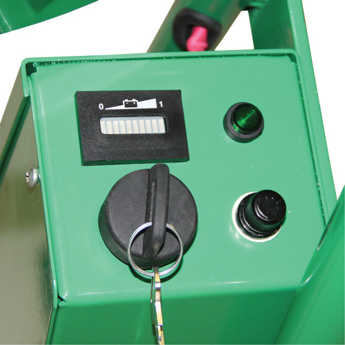 Powered Drum Hand Truck with Pneumatic Wheels Pronet Distribution