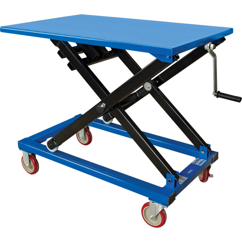 Table &eacute;l&eacute;vatrice manuelle &agrave; ciseaux, 37-3/8" lo x 23-5/8" la, Acier, Capacit&eacute; 660 lb Pronet Distribution