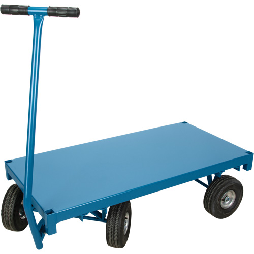 Chariot de ramassage &agrave; plateforme pour l'ext&eacute;rieur, 24" la x 48" la x Capacit&eacute; 1000 lb Pronet Distribution
