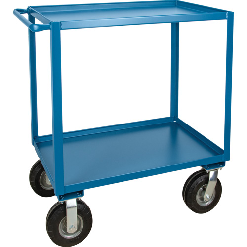 Outdoor Shelf Cart, 2 Tiers, 18" W x 39" H x 33" D, 1200 lbs. Capacity Pronet Distribution