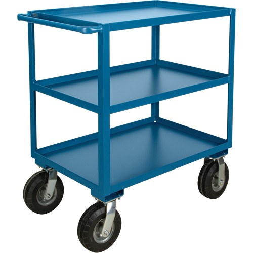 Outdoor Shelf Cart, 3 Tiers, 24" W x 39" H x 51" D, 1200 lbs. Capacity Pronet Distribution