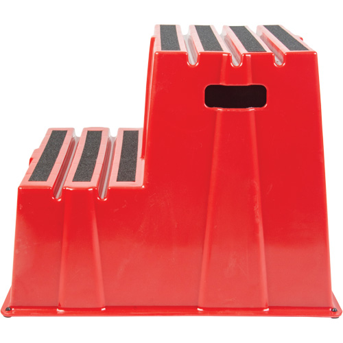 Escabeau industriel, 2 marches, 26" x 22-7/16" x Hauteur 19-11/16" Pronet Distribution
