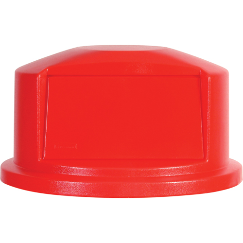 Round Brute&reg; Tops, Dome Lid, Plastic/Polyethylene, Fits Container Size: 22" Dia. Pronet Distribution