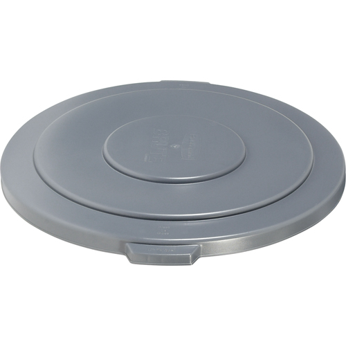 Round Brute&reg; Tops, Flat Lid, Plastic/Polyethylene, Fits Container Size: 26-1/2" Dia. Pronet Distribution
