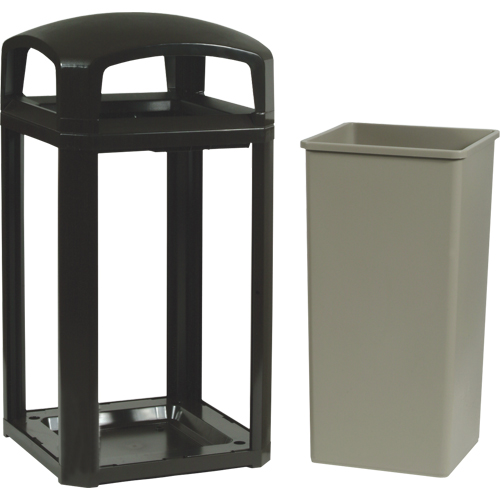 Landmark Series&reg; Classic Container Frame With Rigid Liner, Plastic, 50 US gal. Pronet Distribution