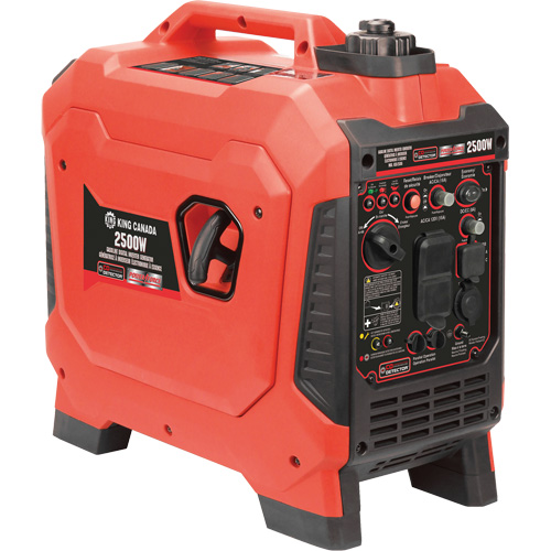 G&eacute;n&eacute;ratrice &agrave; onduleur, Surtension 2500 W, Nominale 1800 W, R&eacute;servoir 4,2 L Pronet Distribution