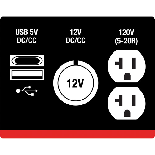 G&eacute;n&eacute;ratrice &agrave; onduleur, Surtension 2500 W, Nominale 1800 W, R&eacute;servoir 4,2 L Pronet Distribution