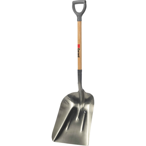 Grain Scoop #8, Wood, Aluminum Blade, D-Grip Handle Pronet Distribution