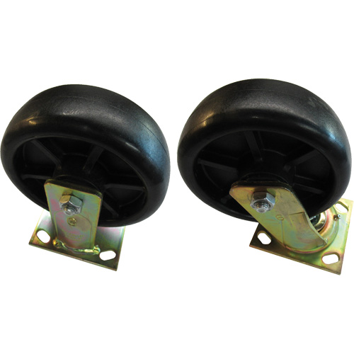 Conteneurs autobasculeurs en acier - ensemble de roulettes pour conteneurs Pronet Distribution