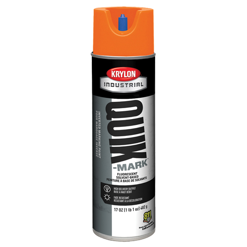 Industrial Quik-Mark Solvent-Based Inverted Marking Paint, 17 oz., Aerosol Can Pronet Distribution