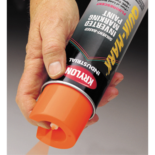 Industrial Quik-Mark Solvent-Based Inverted Marking Paint, 17 oz., Aerosol Can Pronet Distribution