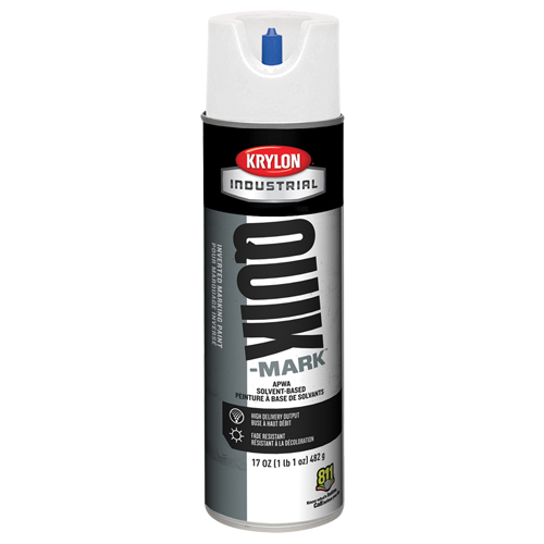 Industrial Quik-Mark Solvent-Based Inverted Marking Paint, 17 oz., Aerosol Can Pronet Distribution