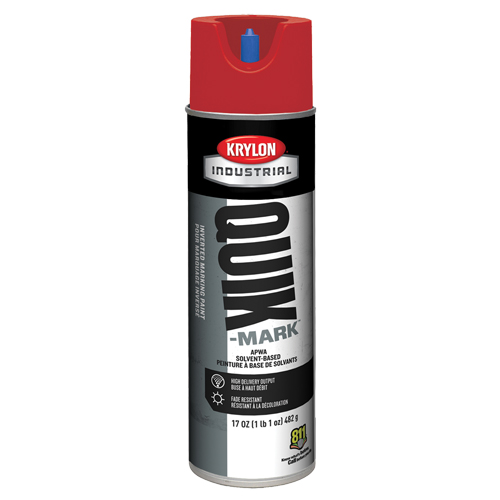 Industrial Quik-Mark Solvent-Based Inverted Marking Paint, 17 oz., Aerosol Can Pronet Distribution