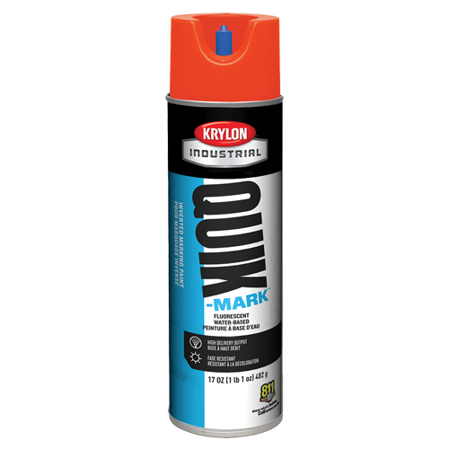 Industrial Quik-Mark Water-Based Inverted Marking Paint, 17 oz., Aerosol Can Pronet Distribution