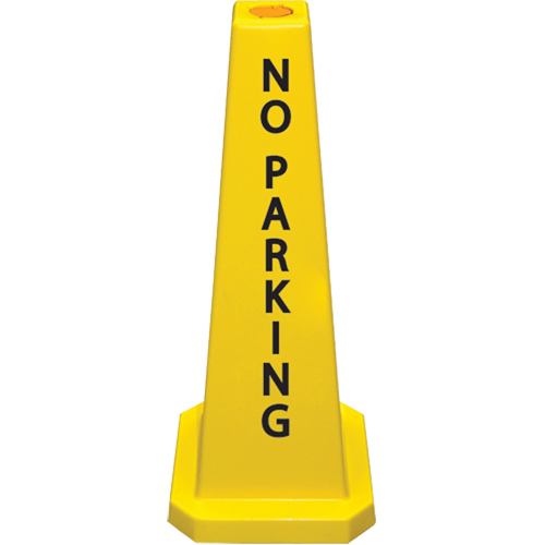 "No Parking" Lamba Traffic Cones, English Pronet Distribution