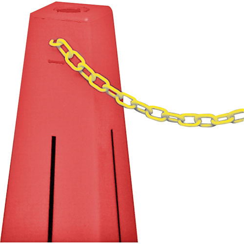 Traffic Cones - Accessories, Yellow, 2" Link, 20' Length Pronet Distribution