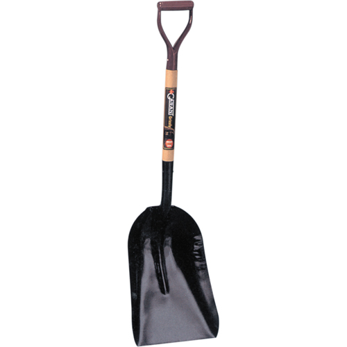 Grain & Coal Scoop Shovel, Wood, Tempered Steel Blade, D-Grip Handle, 27-3/4" Length Pronet Distribution