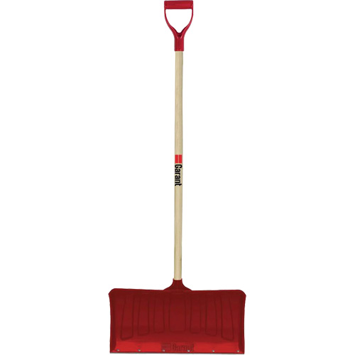 Red Snow Pusher, Polypropylene Blade, D-Grip Handle, 20-3/4" W Pronet Distribution