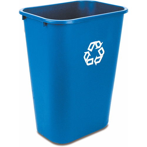 Recycling Container , Deskside, Plastic, 41-1/4 US Qt. Pronet Distribution