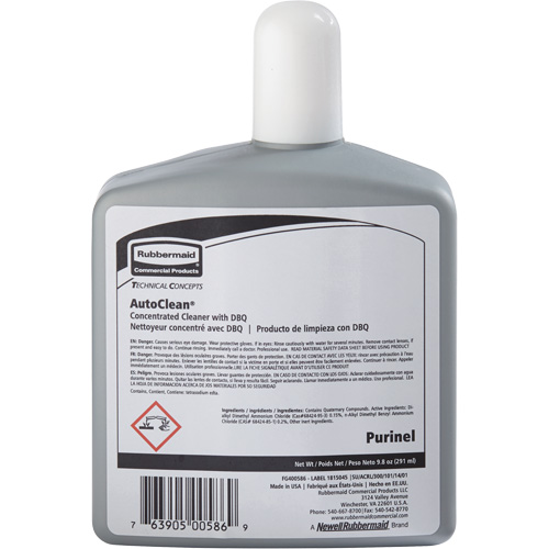 Produit d'entretien pour drain et nettoyeur de cuvette de rechange AutoClean de Purinel, 9,8 oz, Bouteille Pronet Distribution