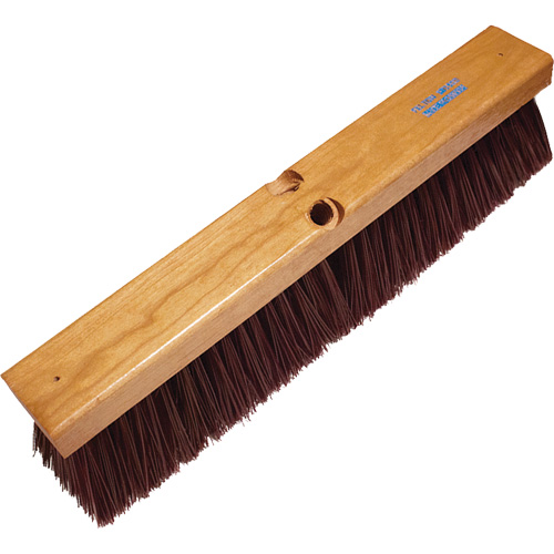 Heavy-Duty Garage & Concrete Push Broom, 24", Coarse/Stiff, Polypropylene Bristles Pronet Distribution