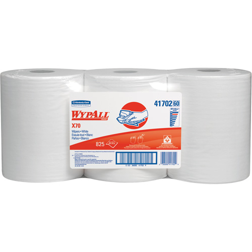Chiffons industriels de qualit&eacute; sup&eacute;rieure X70 WypAll, Robuste, 13-2/5' lo x 9-4/5" la Pronet Distribution