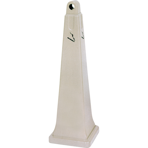 R&eacute;cup&eacute;rateurs de m&eacute;gots de cigarettes Groundskeeper, Sur pied, Plastique, Capacit&eacute; 1 gal. US, Hauteur 39-3/4" Pronet Distribution