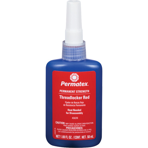 Threadlocker, Red, High, 50 ml, Bottle Pronet Distribution
