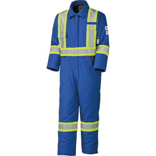 5522A High Visibility FR Rated & Arc Rated Safety Coveralls, Size 2X-Large, Royal Blue, 58 cal/cm² Pronet Distribution