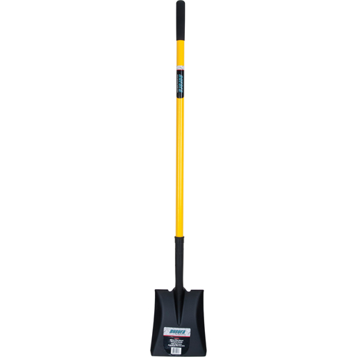 Pelles carr&eacute;es, Fibre de verre, Lame Acier durci, Manche en Droit, Longueur 48" Pronet Distribution
