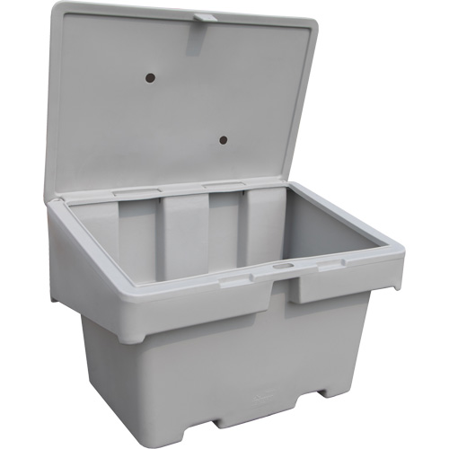 Contenants pour sel & sable SOS, 48" x 33" x 34", 18,5 pi³, Gris Pronet Distribution