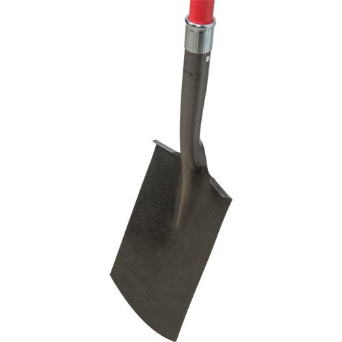 Heavy-Duty Shovels, Fibreglass, Carbon Steel Blade, D-Grip Handle, 30-1/2" Long Pronet Distribution